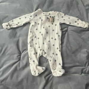 Baby Boy or Baby Girls Printed 2-Way Zip Up Cotton Sleep & Play
